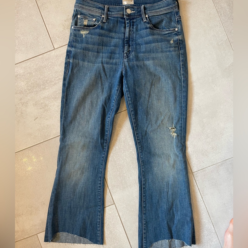 Mother Swooner Roller Ankle Jeans
